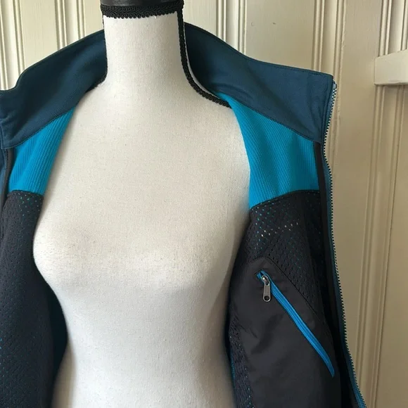 Patagonia Polartec Soft Shell Jacket Blue/Green Size M - Picture 4 of 9